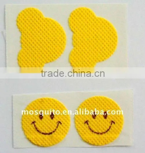 Smile Face Long Time Effective Mosquito Repellent Patch for Baby