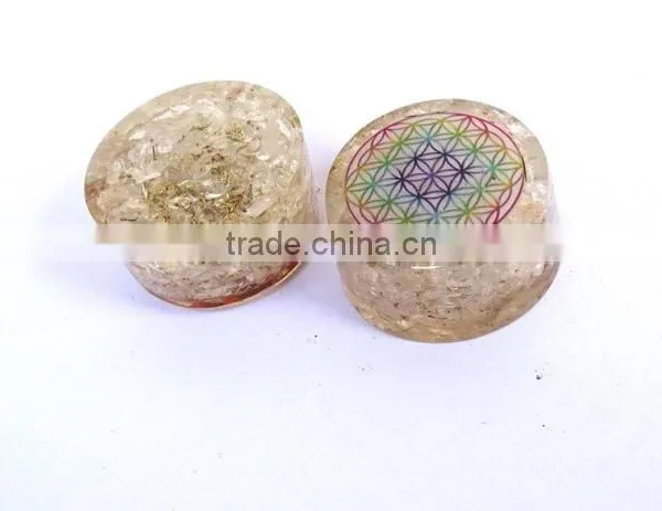 Crystal Quartz Chakra Flower Of Life Orgonite Energy Tower Buster photo-6