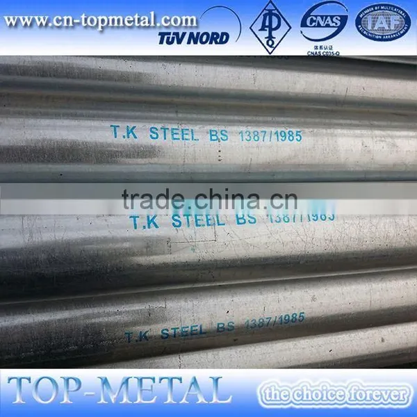 Erw Welded Pre Galvanized Round Pipe Manufacture photo-5