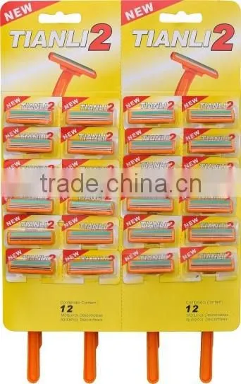 Twin Blades Stainless Steel Shaving Razor photo-4