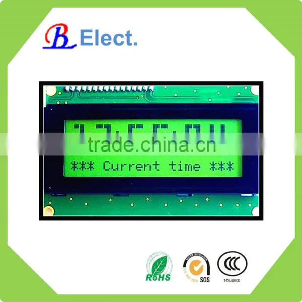 character dot matrix digital wall clock display lcd module
