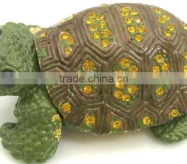 Metal Turtle Trinket Box With Magnet Closure,good Quality and Various Designs,passed SGS Factory Audit