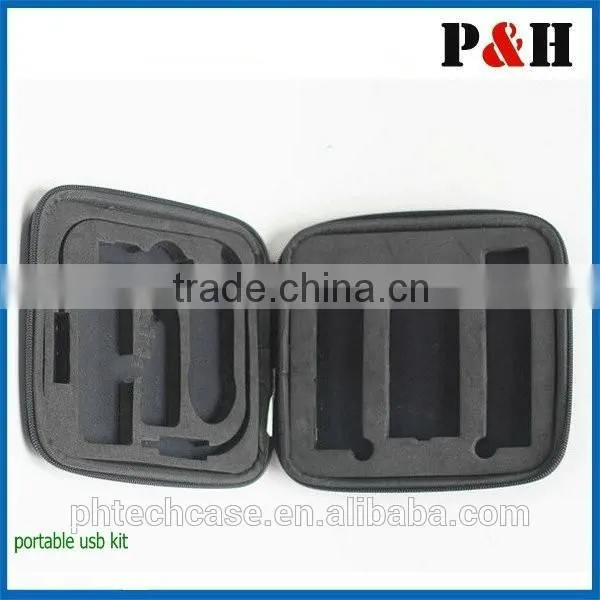 EVA Case, USB Kit Case, Portable Usb Kit, Waterproof Computer Tools Set, Shockproof Laptop Accesory Travel Kits