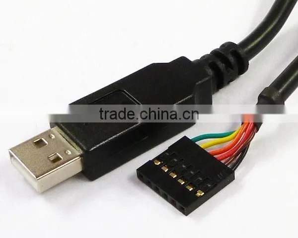 FTDI (Genuine) Chipset +3.3V Black USB to TTL Serial Cable photo-3