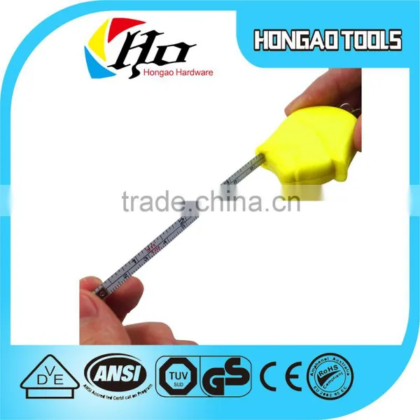 Yellow Folwer Design 0.1mm Thickness Blade Mini Tape Measure photo-3