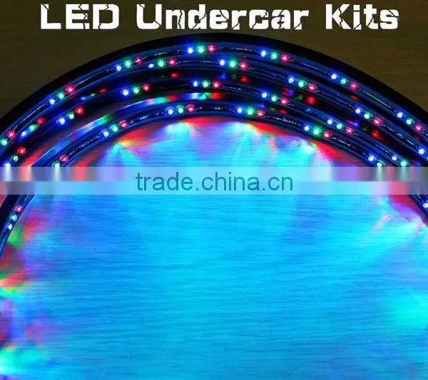 Amazing LED Underglow Strips 4pcs Set w/ Remote Control