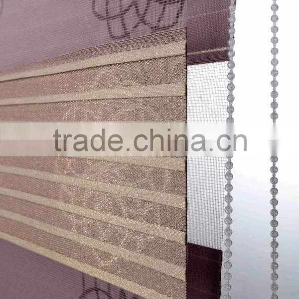 JINZUAN 100% Polyester Zebra Roller Blinds for Living Room photo-3