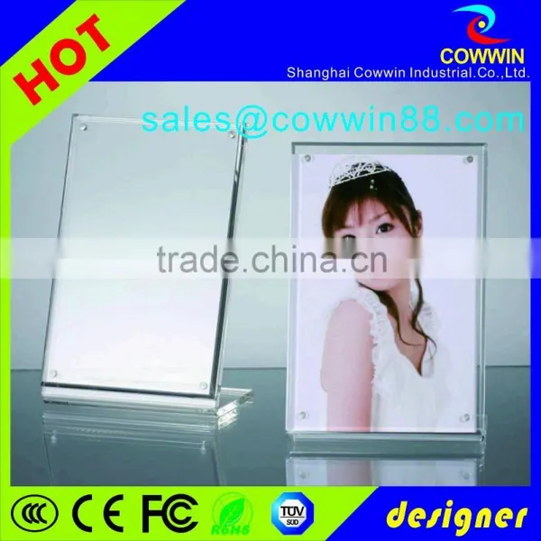 Acrylic/Plastic/Plexiglass Material Acrylic A4 Menu Small Stand for Sale photo-4