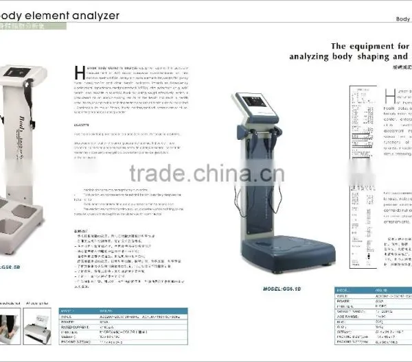 body composition meter body element fat analyze