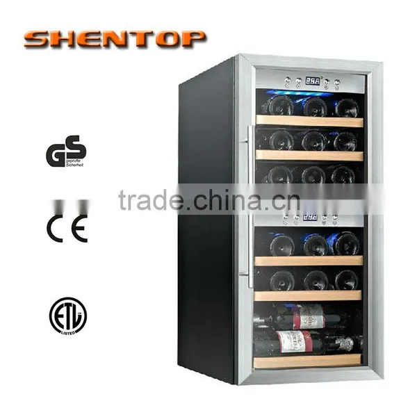 24-bottle Absorption Refrigerator With Steel Handle no Vibration Wine Refrigerator Cabinet 24-bottle STH-S24
