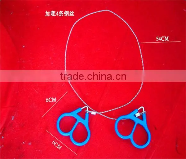 Emergency Survival Gear Outdoor Plastic Steel Wire Saw Ring Scroll Travel Camping Hiking Hunting Climbing Survival Tool photo-5