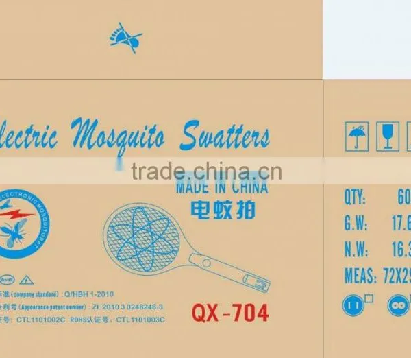 QX704-1 Rechargeable Electric Mosquito Bat Mosquito Killer Mosquito Swatter With Round or Flat Plug photo-6