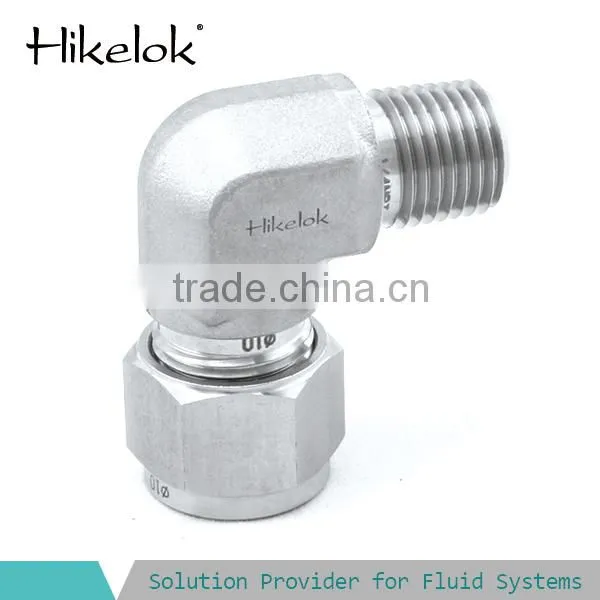 British Standard Two Ferrules Male Thread gi Elbow Pipe Fitting