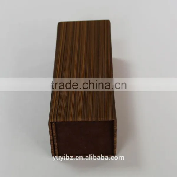 Wood Twill Folding Glasses Box Square Sunglasses Case photo-3
