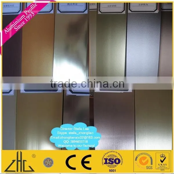 Wow!!color Anodized Aluminium Extrusions Factory, Marine Aluminium Sliding Door Profile, Aluminium Profile Sliding Wardrobe Door photo-2