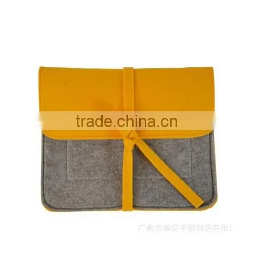 Factory Wholesale Felt Fabric Document Bag With Customised Logo photo-2