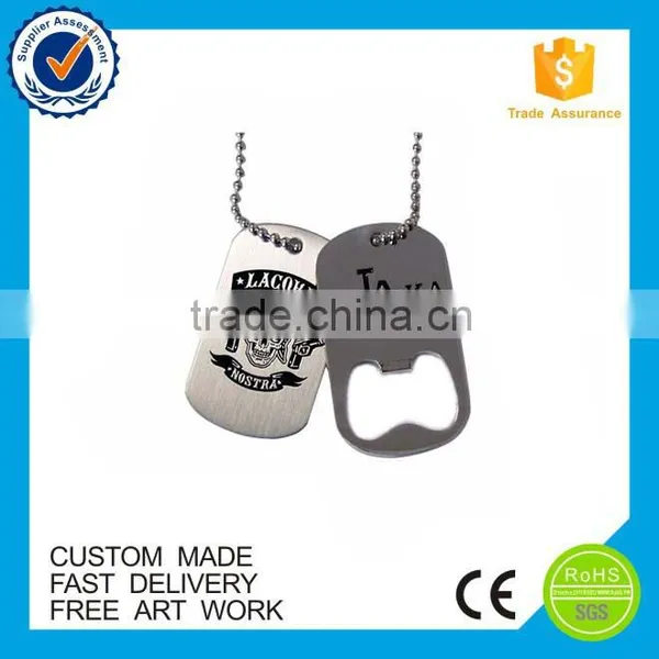 Promotional Zinc Alloy Debossed Logo Custom Engraving Metal Dog Tag photo-4