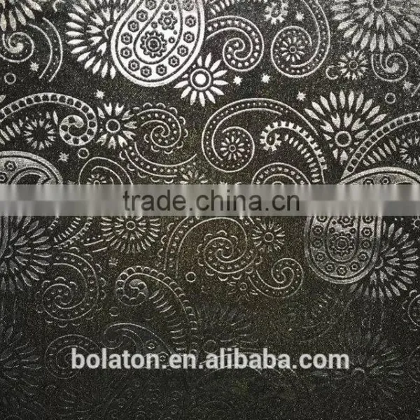 Polyester Dark Velvet With 3D Emboss for Middle East photo-2
