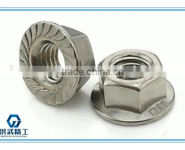 Hexagon Nuts With Flange and High Grade photo-2