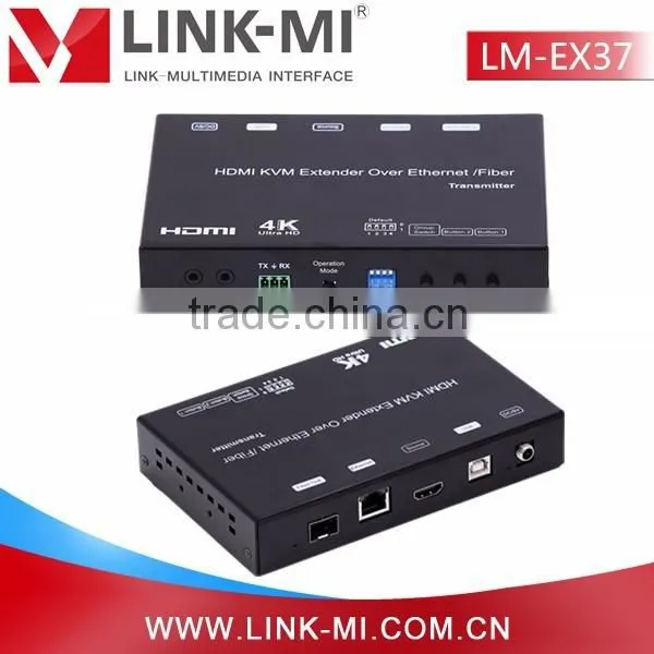 LINK-MI LM-EX37 120M 4K HDMI+USB KVM Extender Over IP/Fiber 60KM(Single Model) photo-4