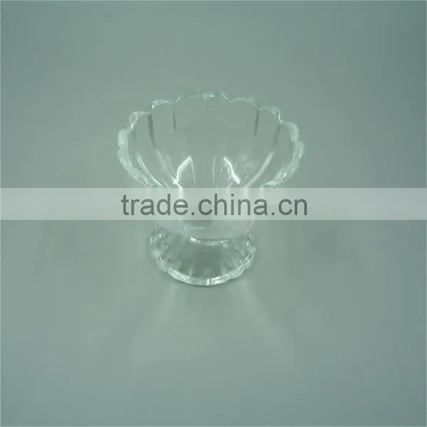 140ml Clear Wave-Edged Rim Glass Potpourri Jars/ Candy Jars/ Snack Storage Jars for Wholesale photo-2