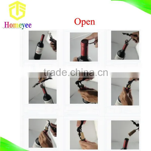 New Multifunctional Stainless Steel Metal Corkscrew Wine Beer Bottle Cap Opener Promotion photo-5