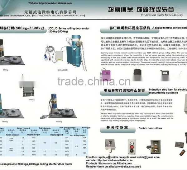 Wangwei AC 2000kgs 380v Side Motor With Electronic Anti-theft Apparatus photo-4