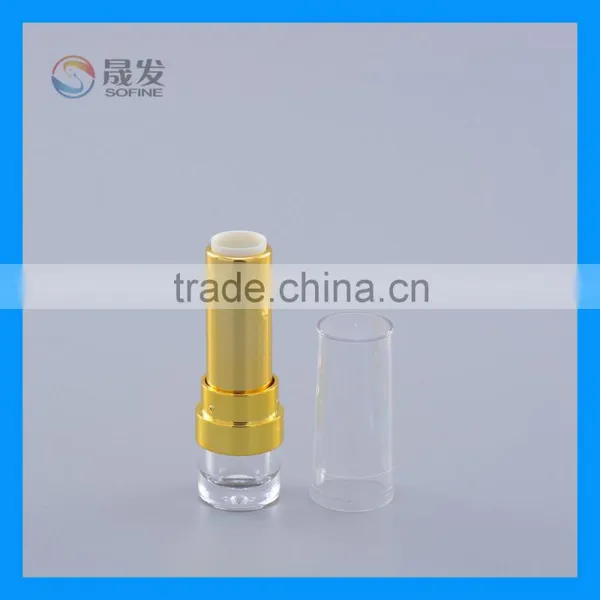 Cosmetic Pure Square Lipstick Packaging With Transparent Cap photo-2