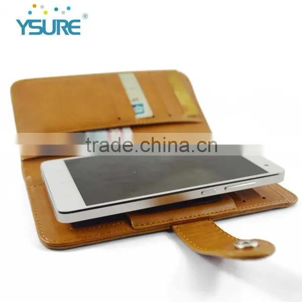 Printed Flower Pattern PU Leather Universal Wallet Phone Case For IPhone 7 photo-6