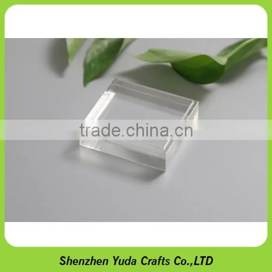 Elegant Bright Light Luminous High Clear Acrylic Plexiglass Perspex Cube Block photo-2