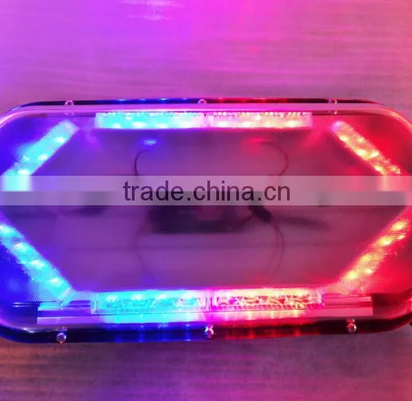 Car Roof 48W DC 12V 32LED Emergency Hazard Strobe Warning Flash Mini Lightbars TBD8180GB photo-3