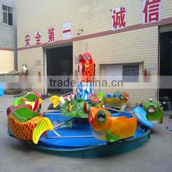 Rotating Swing Rides Carp Jumps Over the Dragen Gate Amusement Children Games photo-6