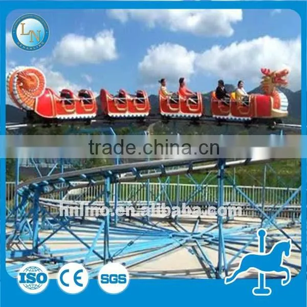 Cheap Roller Coaster in China!Theme Park Sliding Kids Train Amusement Rides Dragon Roller Coaster for Sale photo-3