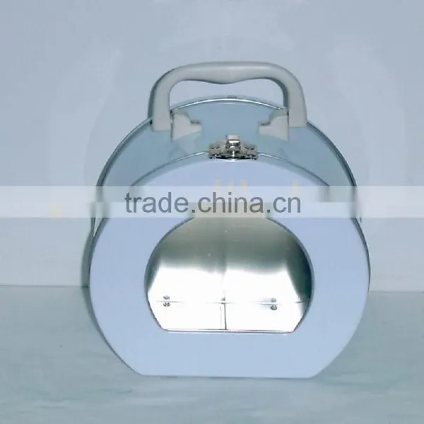 PVC Window Tin Box, Clear Window Box With Handle