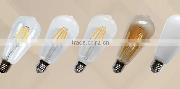 4000K CRI80 Edison Led Filament Bulbs ST64 CE ROSH 120V 220V B22/E26/E27 LED photo-3