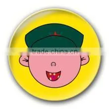 High-quality Creative Design Torch Light Pattern Emblem Soft Enamel Badge photo-2