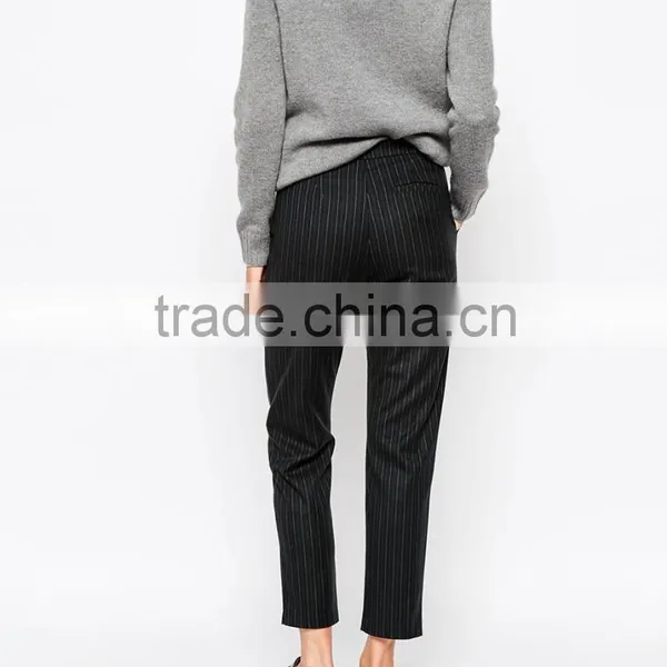 2015 Trendy Fashion Casual Women Stripe Suit Pants photo-3