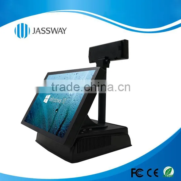 Single-screen Full-flat All-in-one Touch POS Machine, 15'' Hot Sale Touch Pos Machine, POS Manufacturer photo-2