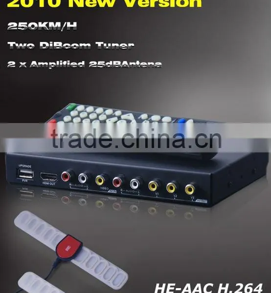 DVB-T2010HD Car DVB-T TV Tuner MPEG4 2 Antenna PVR USB High Speed photo-5