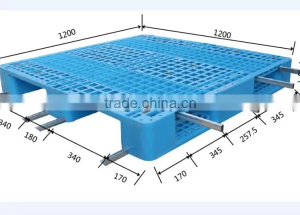 1200x1000 mm Durable Steel Reinforced Plastic Pallet China Suppliers photo-3