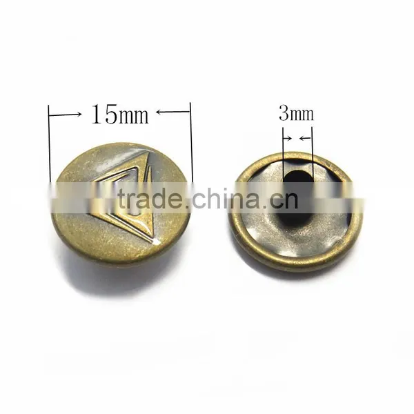 15mm Fashion Decorative Studs and Rivets For Handbags photo-2