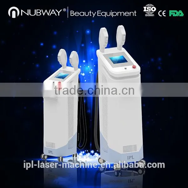 High Power Two Handles Shr Ipl Diode Laser Hair Removal Machine Price Bode photo-3