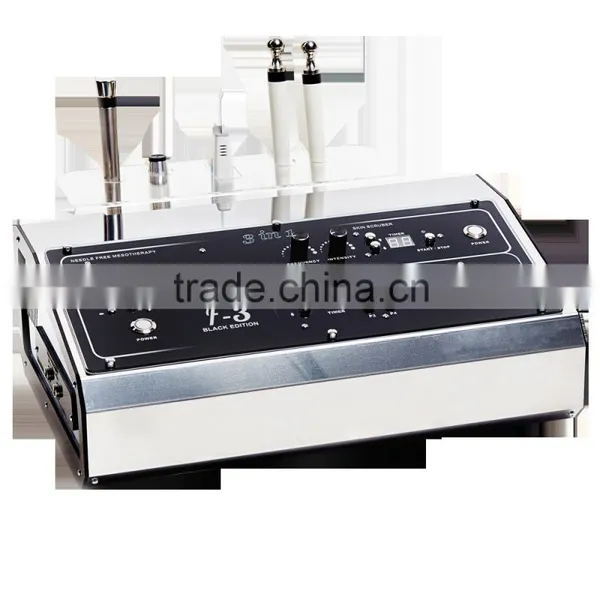 Multifunction Beauty Machine: (Ultrasonic Scrubber + Needle-free Mesotherapy + Microcurrent Therapy) - Alvi Prague F-3 photo-4