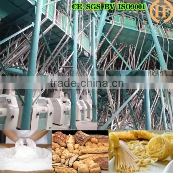 Egypt 150T per 24h Wheat Flour Milling Machine photo-2