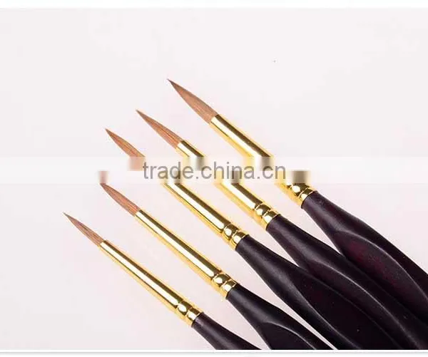 Professional Weasel Material Artist Paint Brush Set photo-3