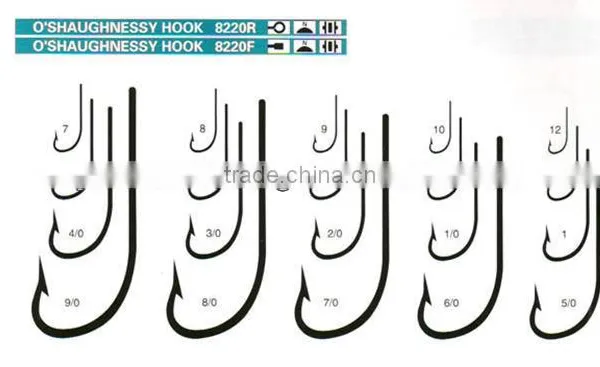 8220 FISHING O'SHAUGHNESSY HOOK