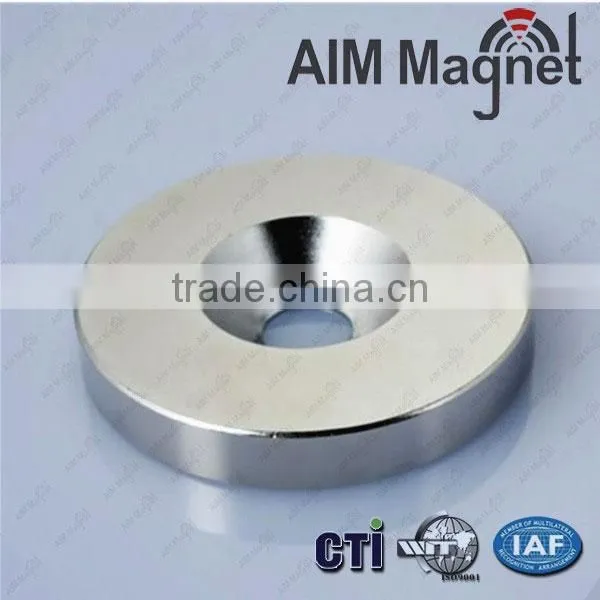 Rare Earth Neodymium Disc N52 Magnets D25*2mm With Countersunk Hole photo-2