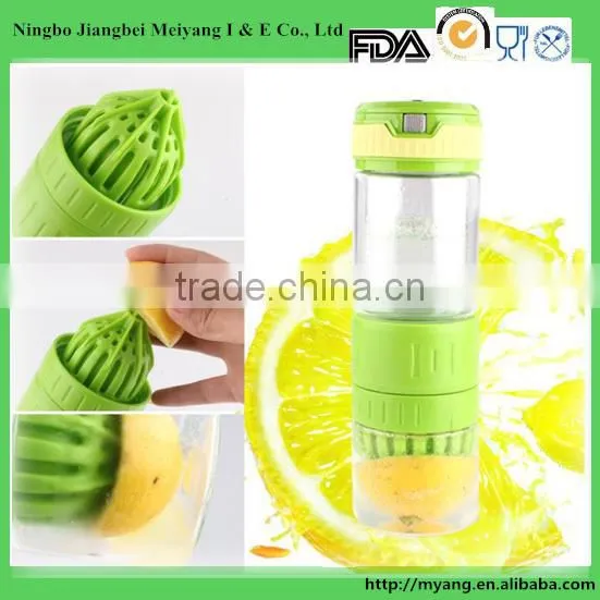 Lemon Juicer Glass Bottle/Transparent Fruit Juicer Glass Lemon Bottle /subzero Glass Water Bottle photo-3