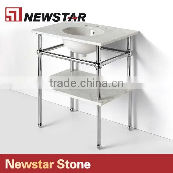 Vanity Top With Metal Furniture Base photo-4