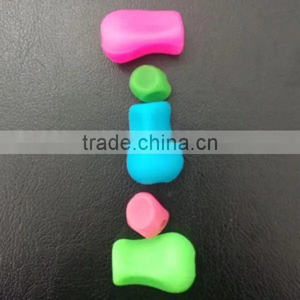 FDA LFGB Colored Pencil Grips, Silicone Rubber Handwriting Pencil Grips photo-3